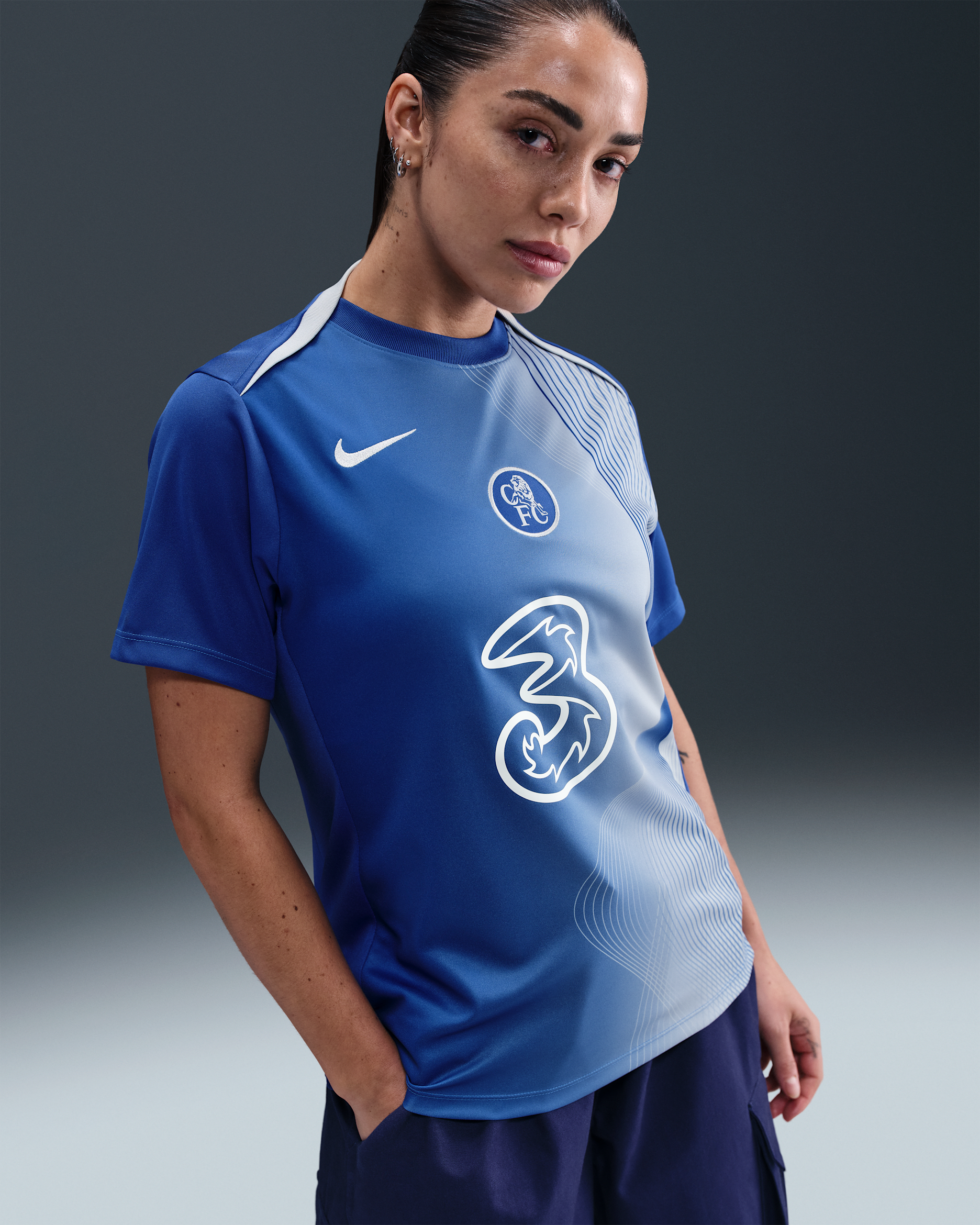 Chelsea FC Academy Pro Üçüncü Nike Dri-FIT Total 90 Maç Öncesi